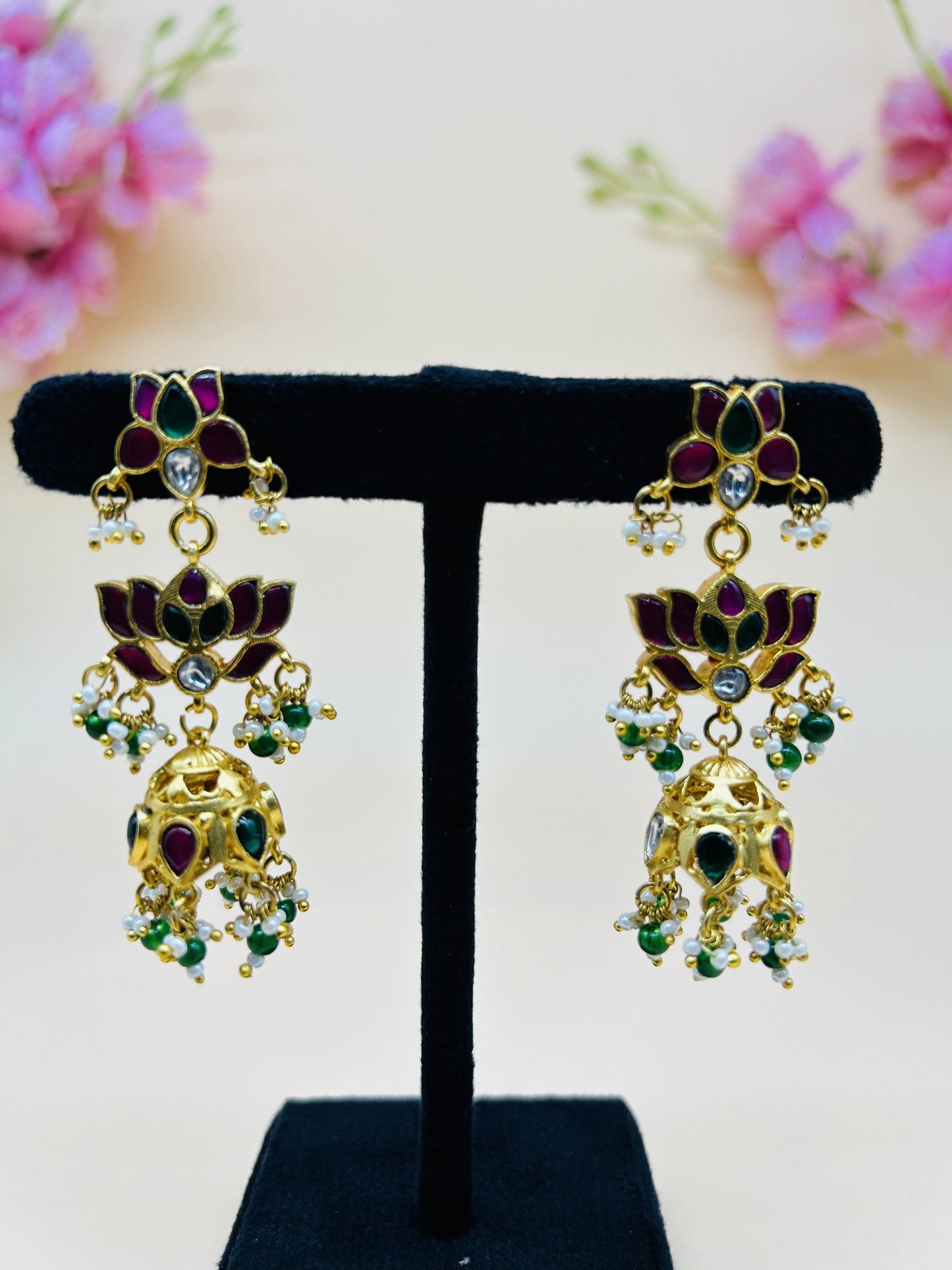 LOTUS EARINGS
