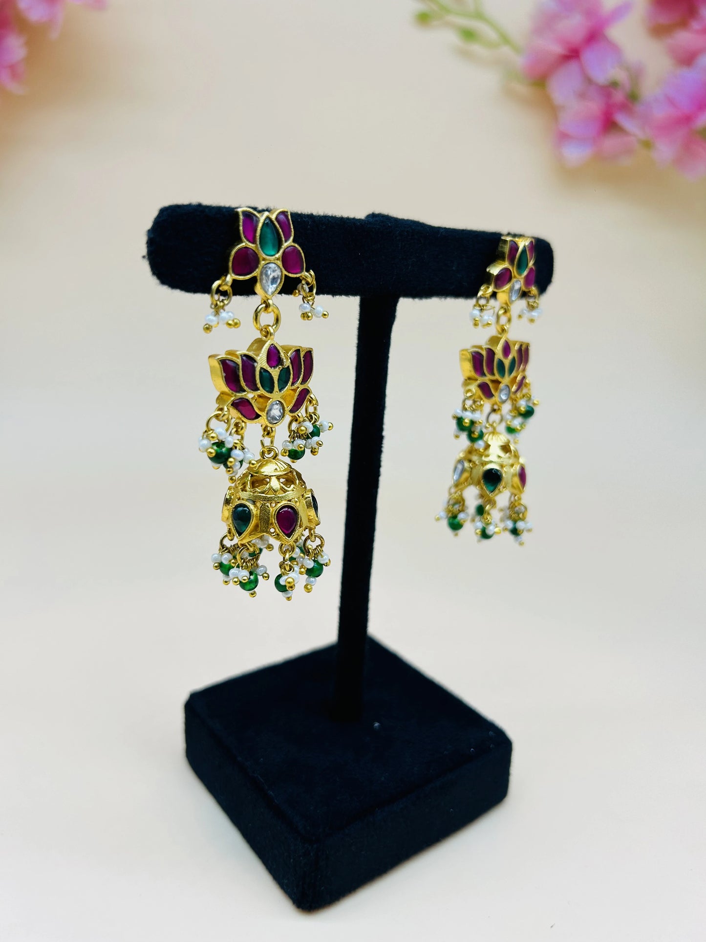 LOTUS EARINGS