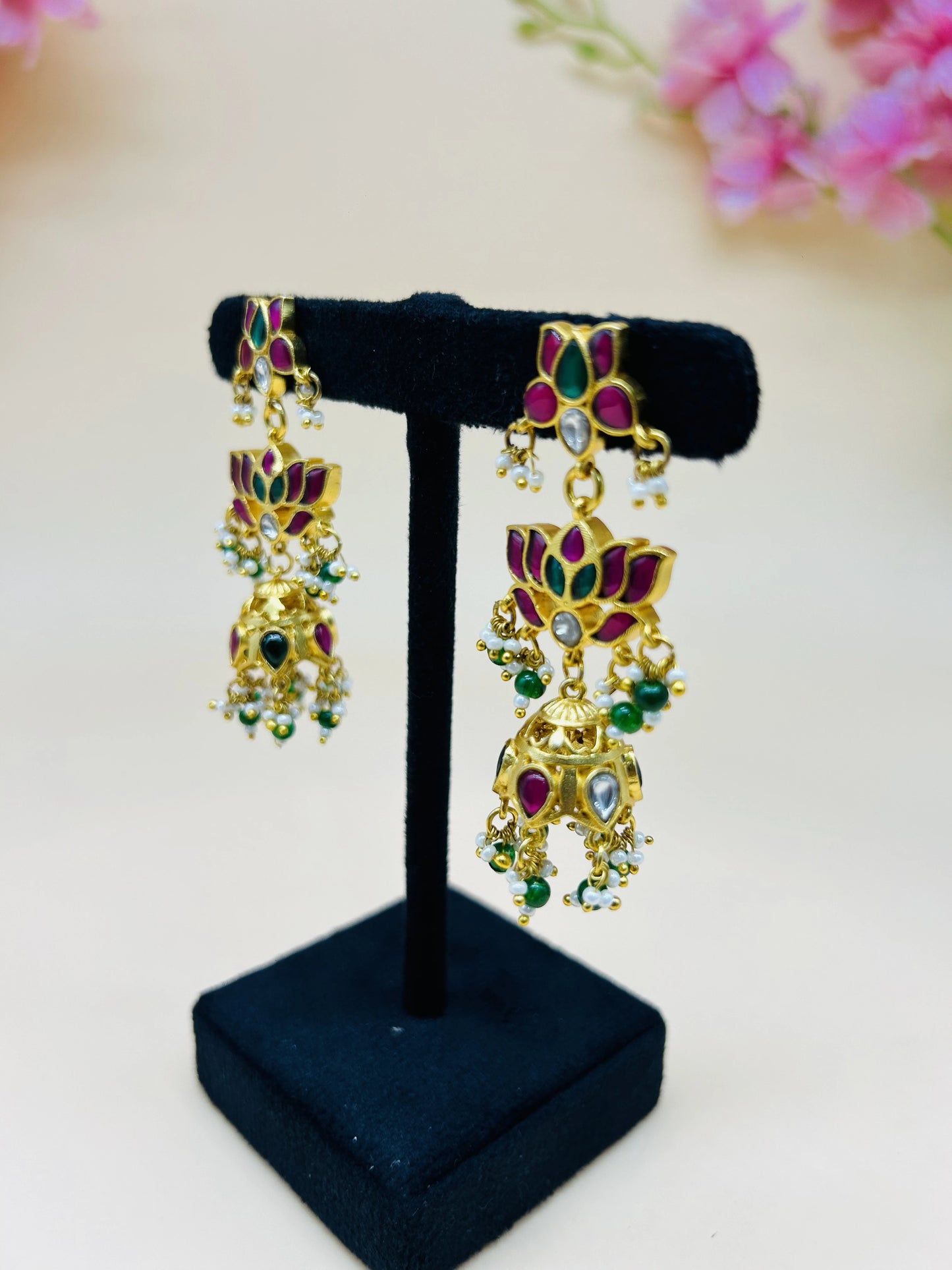 LOTUS EARINGS