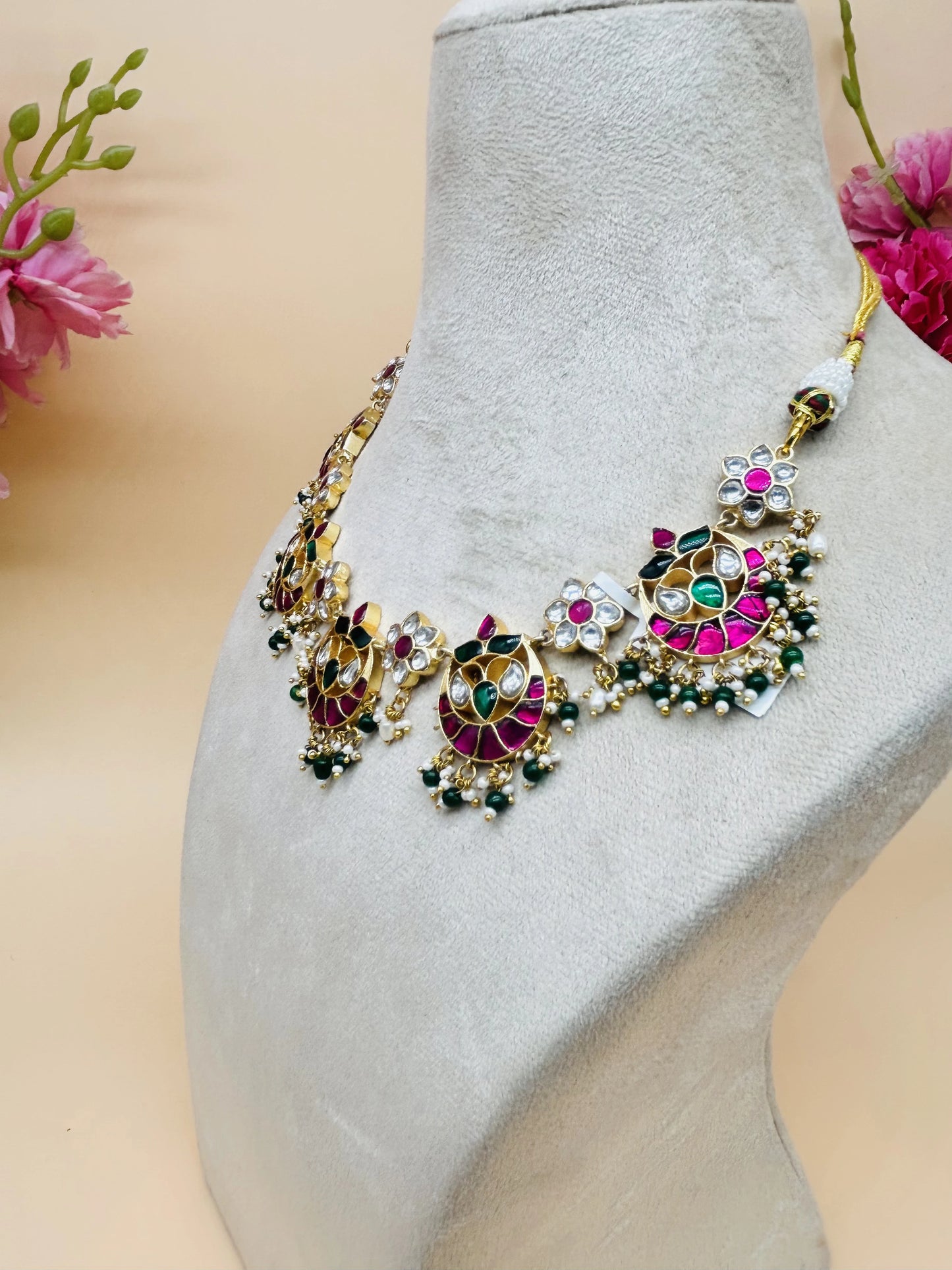 JADAU CHAND KUNDAN NECKLACE
