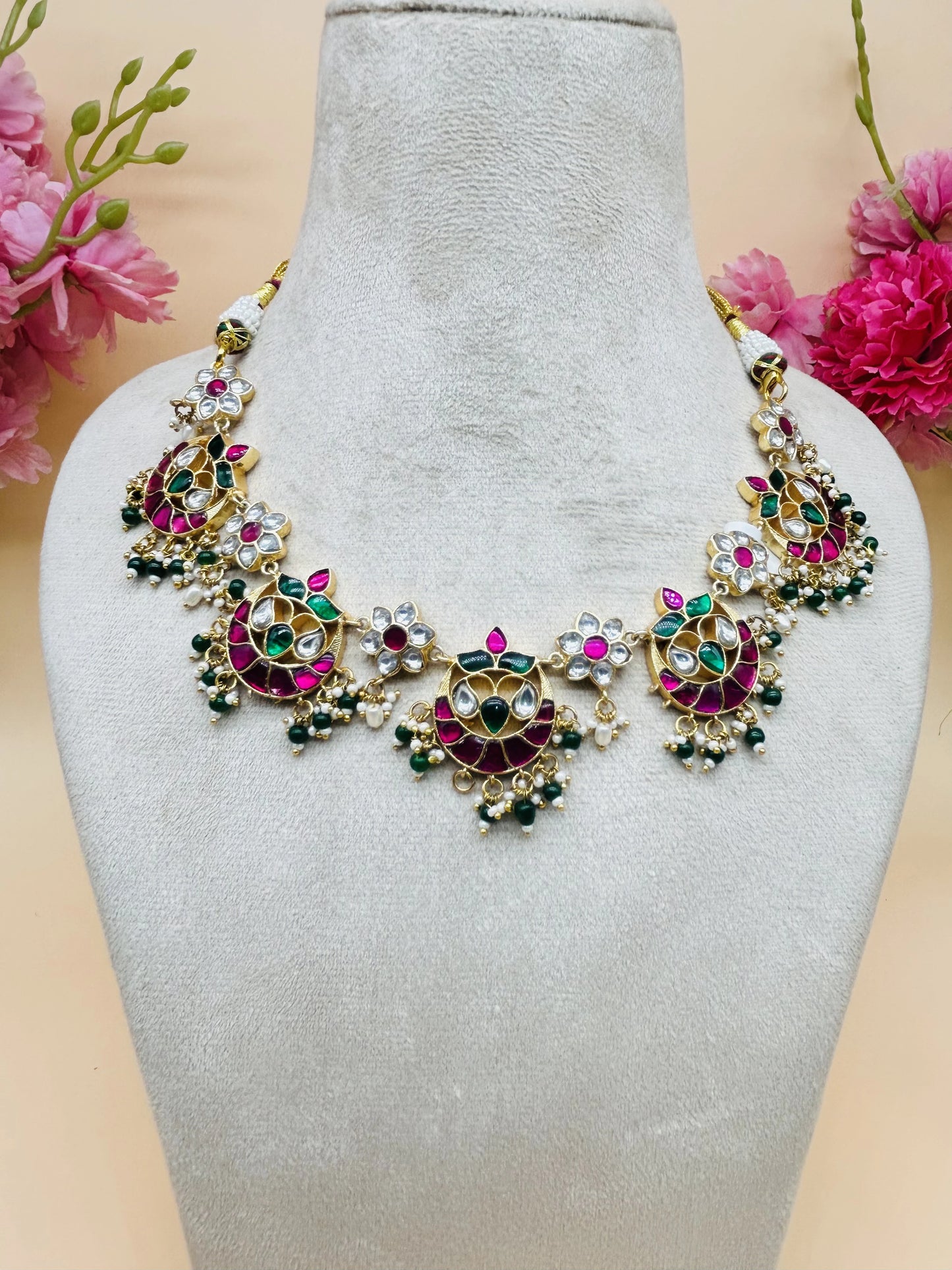 JADAU CHAND KUNDAN NECKLACE