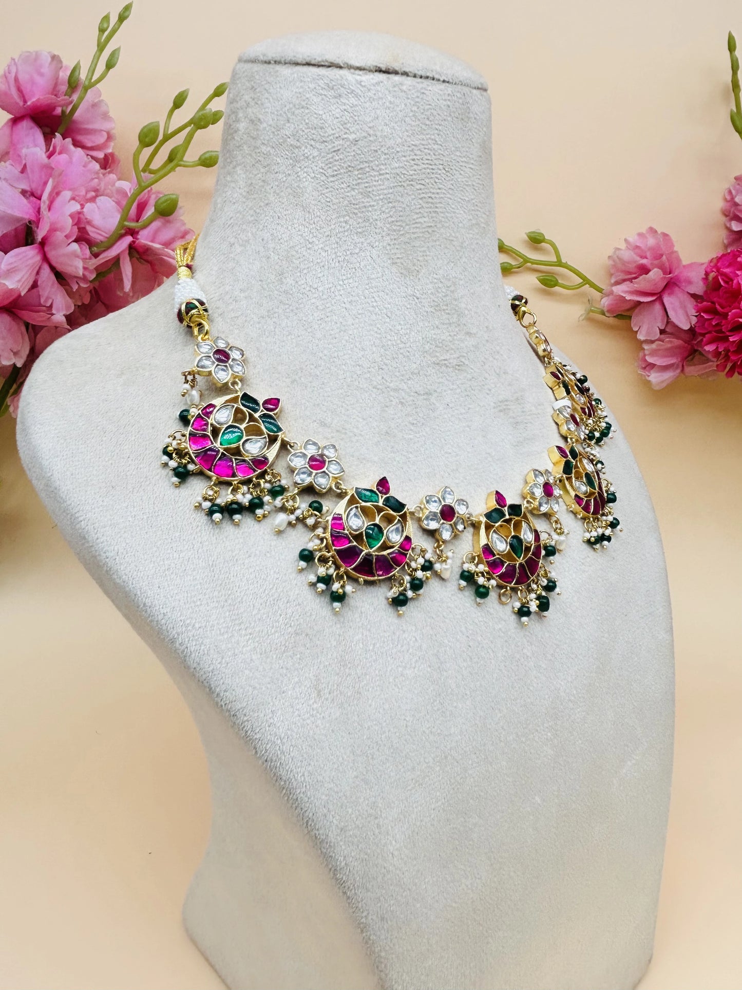 JADAU CHAND KUNDAN NECKLACE