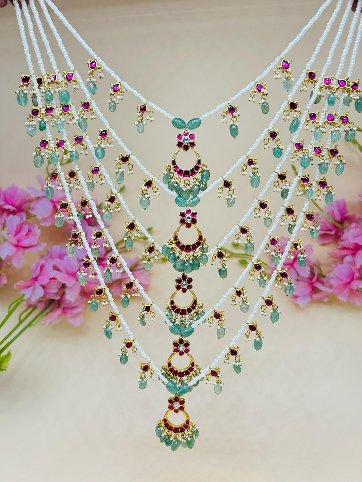 FIVE LAYER NECKLACE
