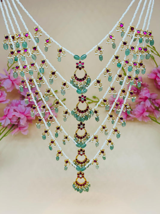 FIVE LAYER NECKLACE