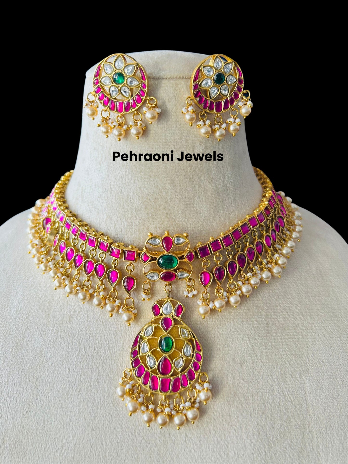 KUNDAN NECKLACE SET